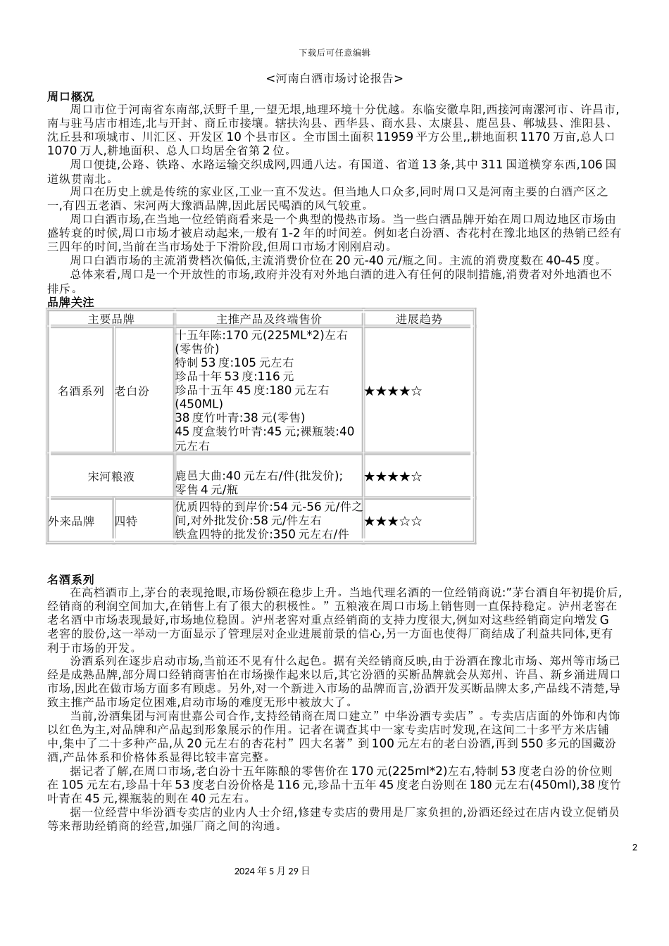 白酒市场研究报告_第2页