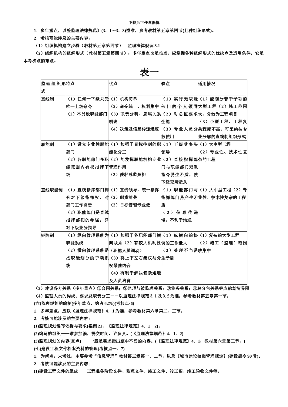 监理考试案例考点精华浓缩教材_第3页