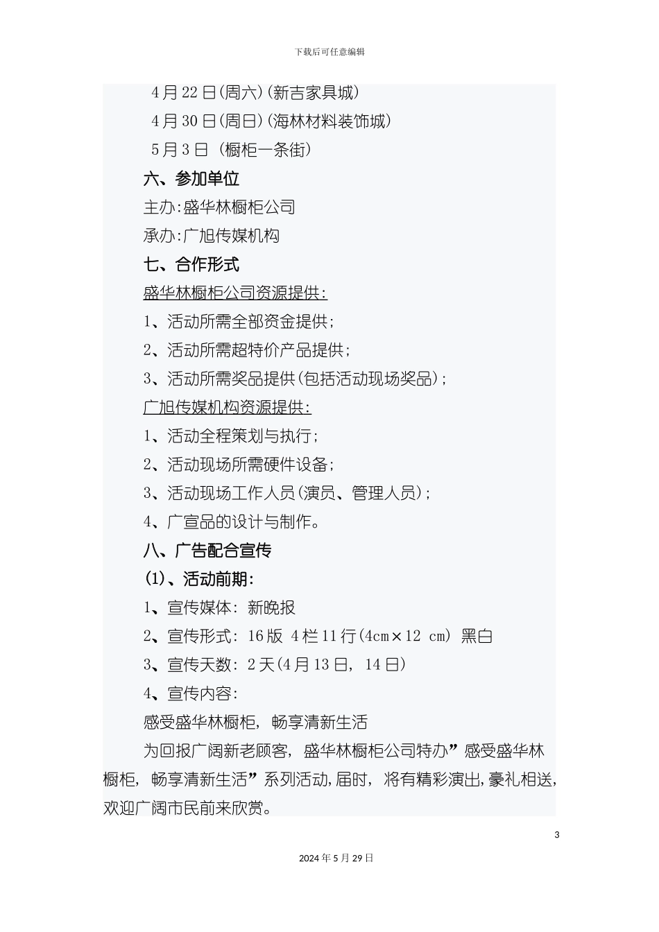 盛华林橱柜市场推广执行方案_第3页