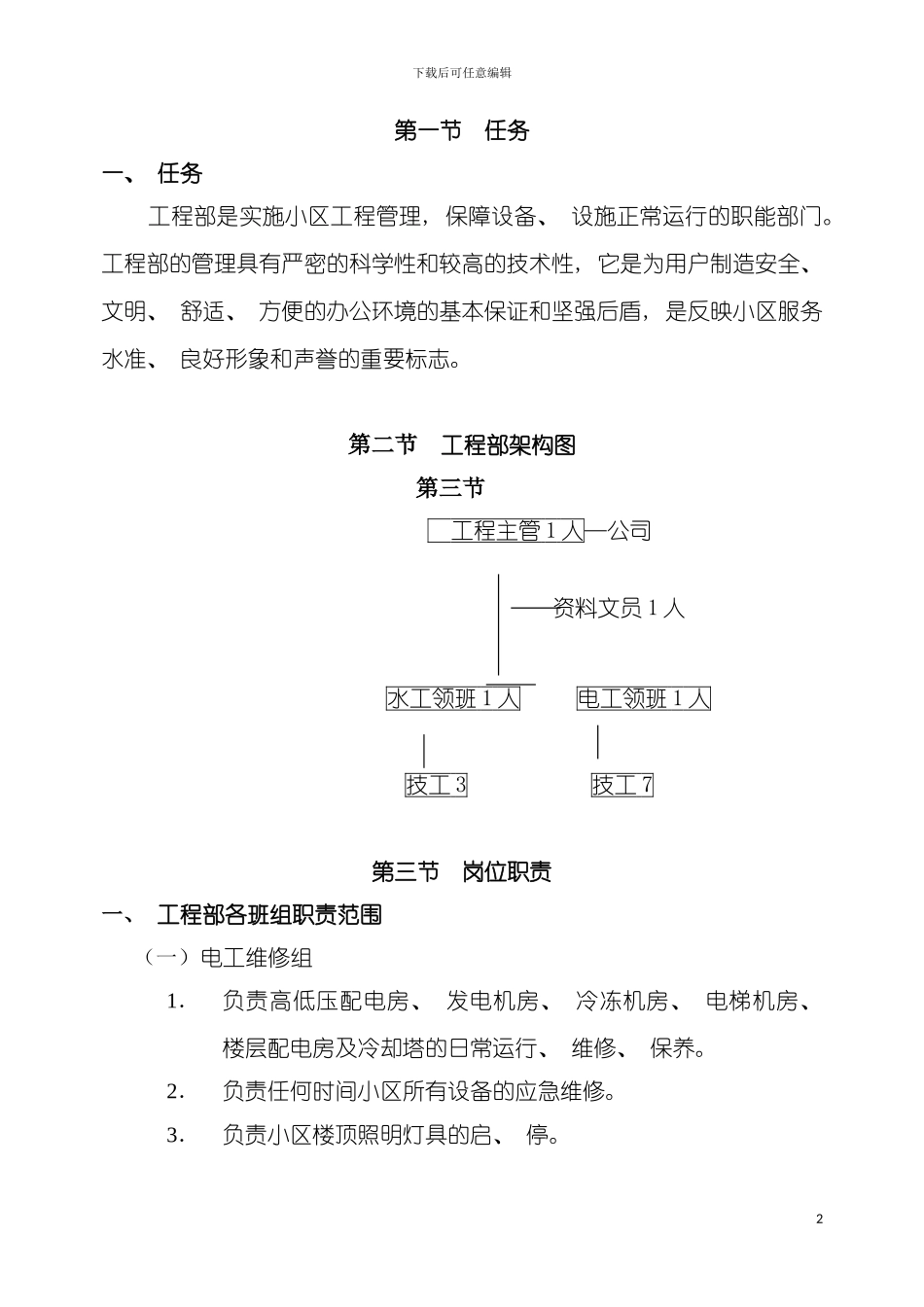知名物业工程部管理运行手册大全模板_第2页