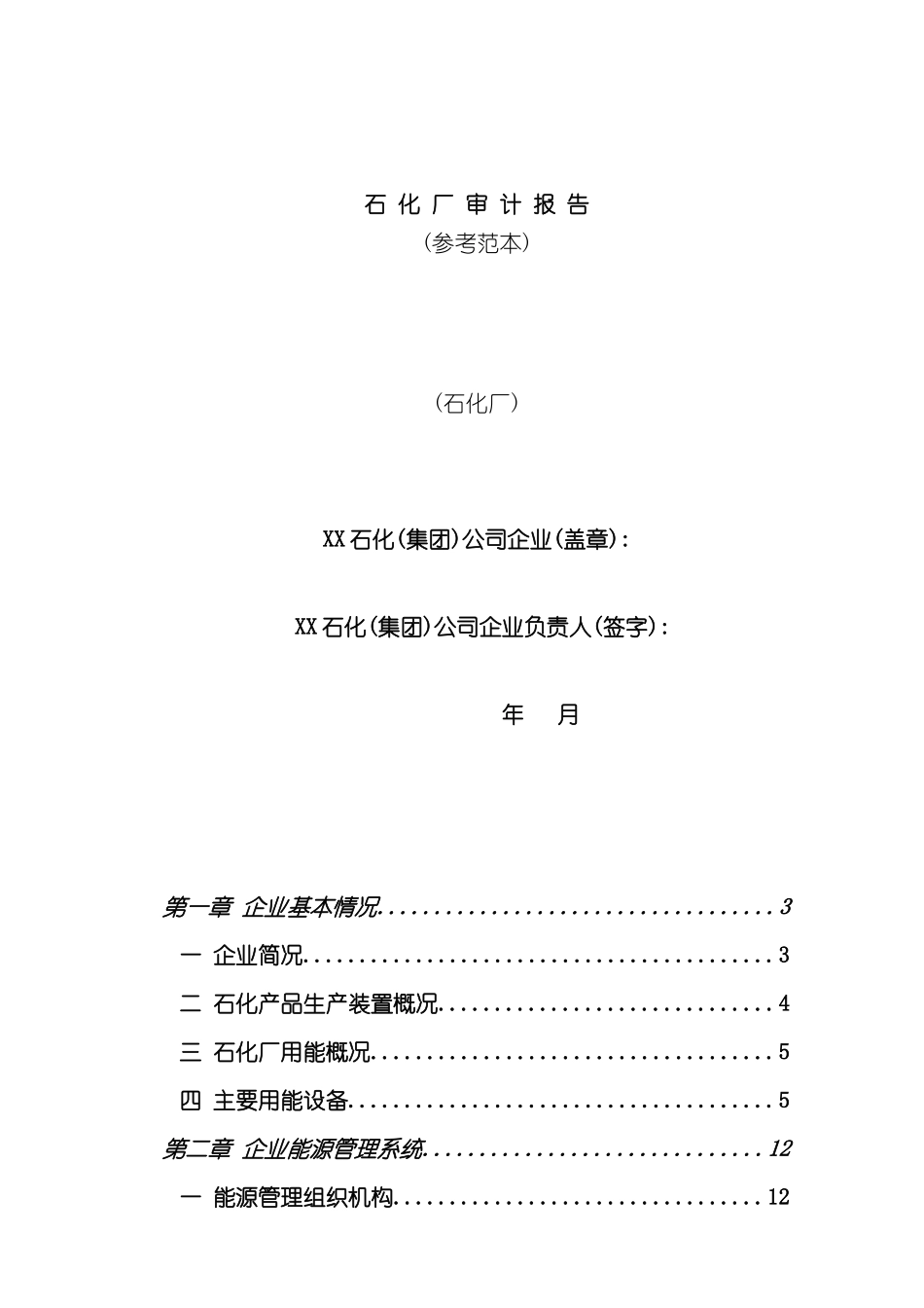 石化厂审计报告参考范本_第2页