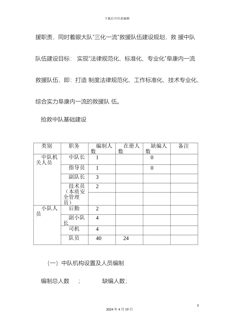 矿山救护中队建设方案_第3页