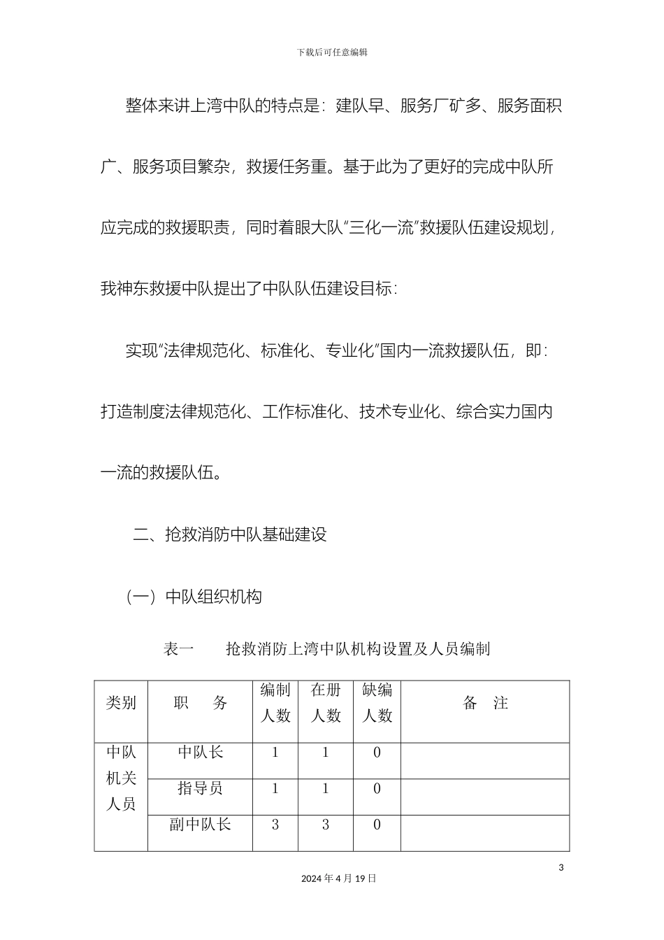 矿山救护队建设方案_第3页
