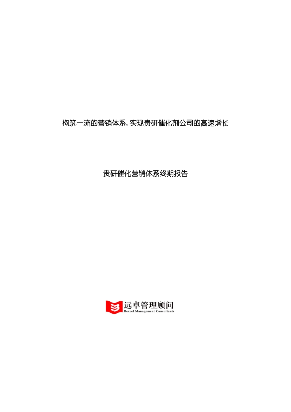远卓贵研催化营销体系终期报告_第2页