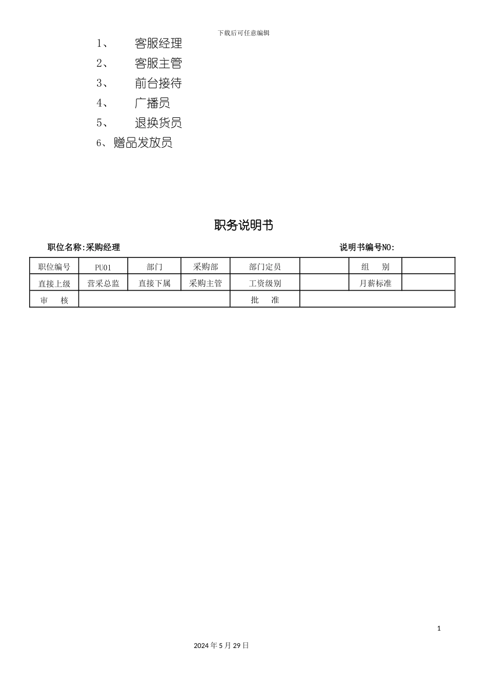 连锁超市职务说明书上_第3页