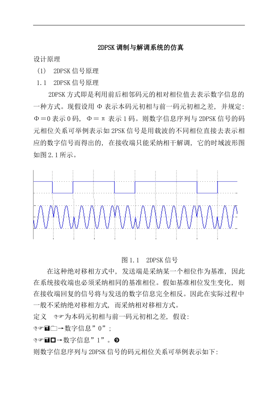 通信原理课程设计报告基于Matlab样本_第1页