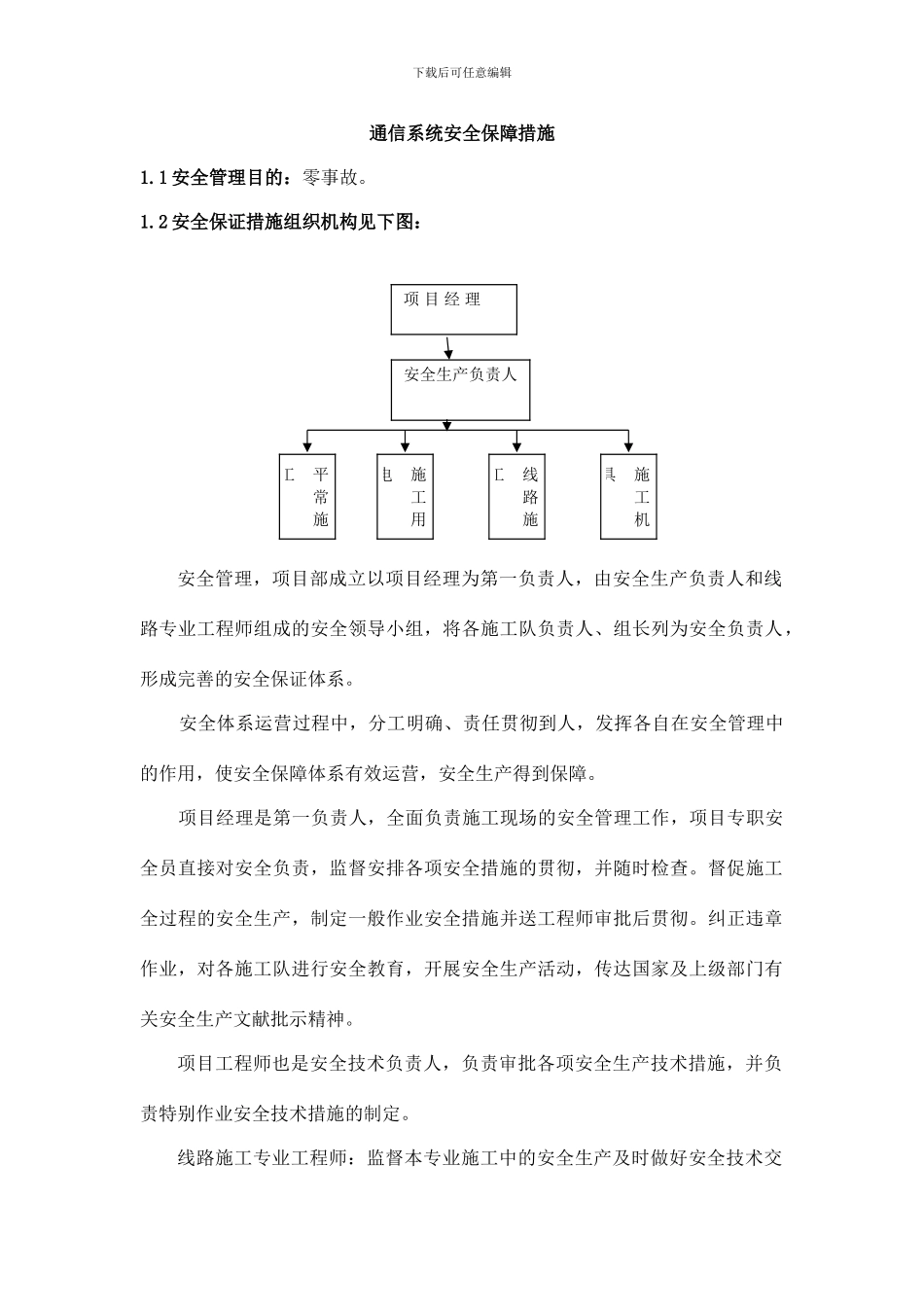通信系统安全保障措施_第1页