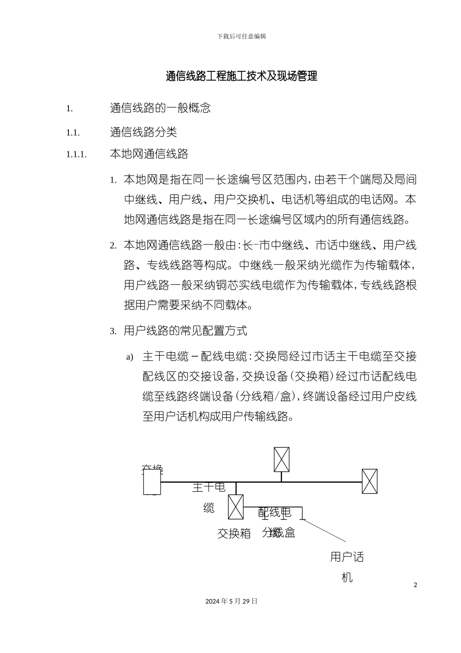 通信线路工程施工技术及现场管理_第2页
