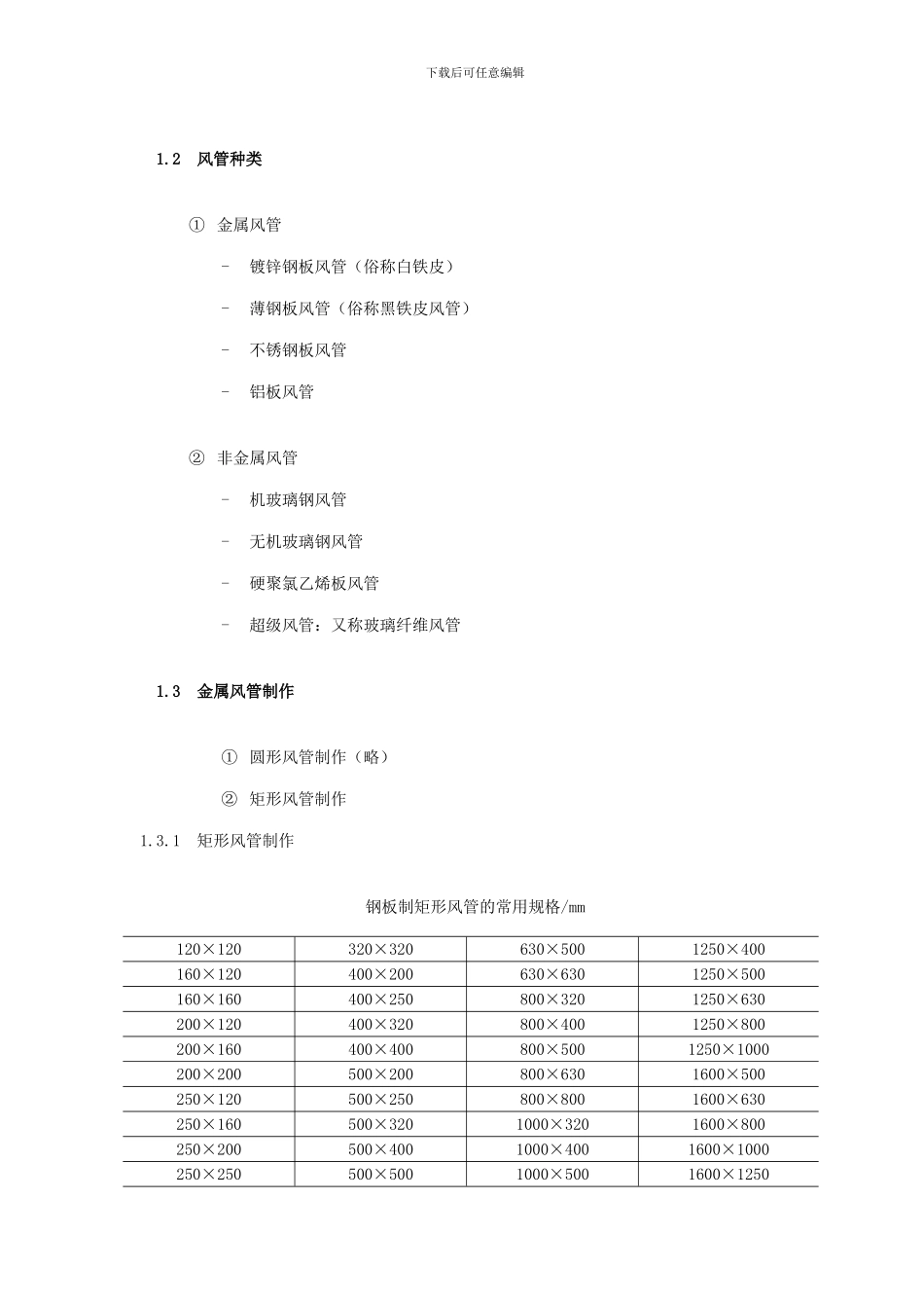 通风管道安装与施工规范_第2页