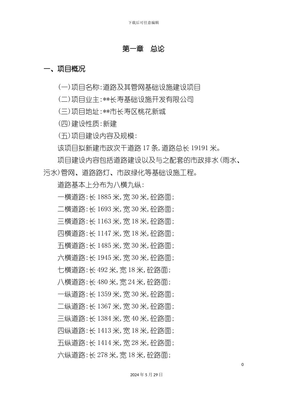 道路及其管网基础设施建设项目可行性研究报告_第3页