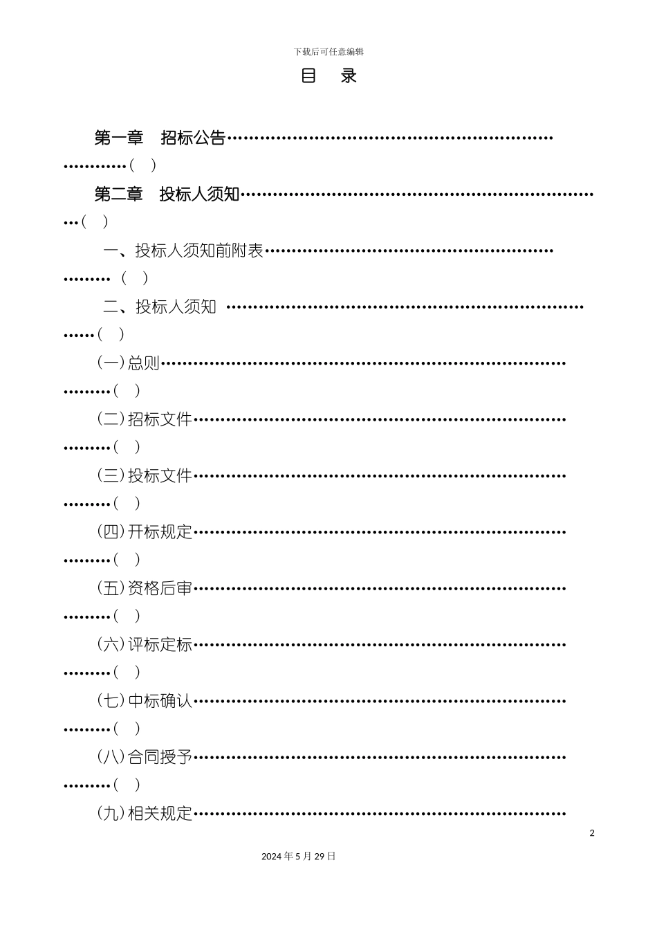 道路及排水工程招标文件_第2页