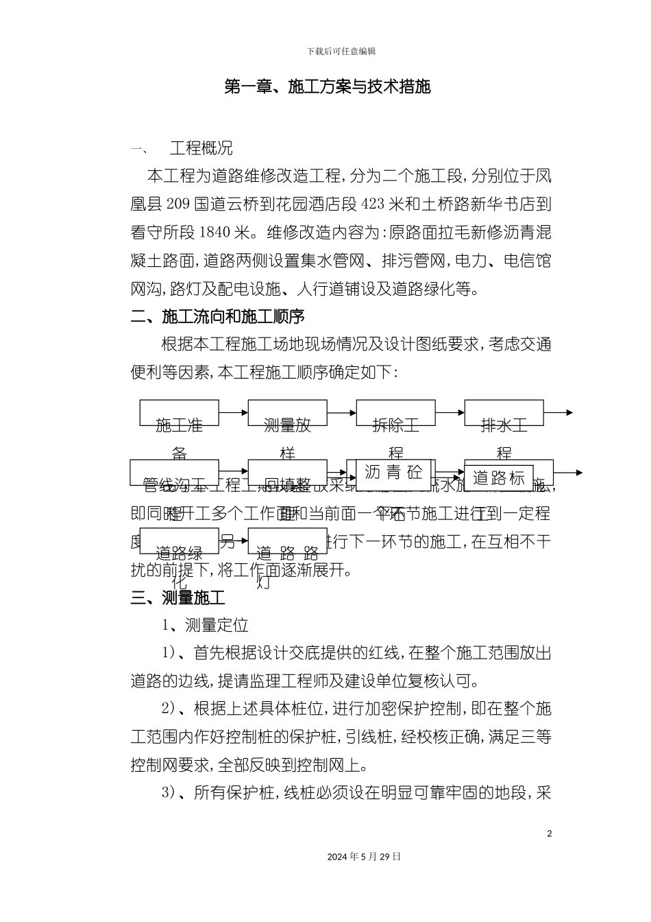 道路改造施工组织设计_第2页