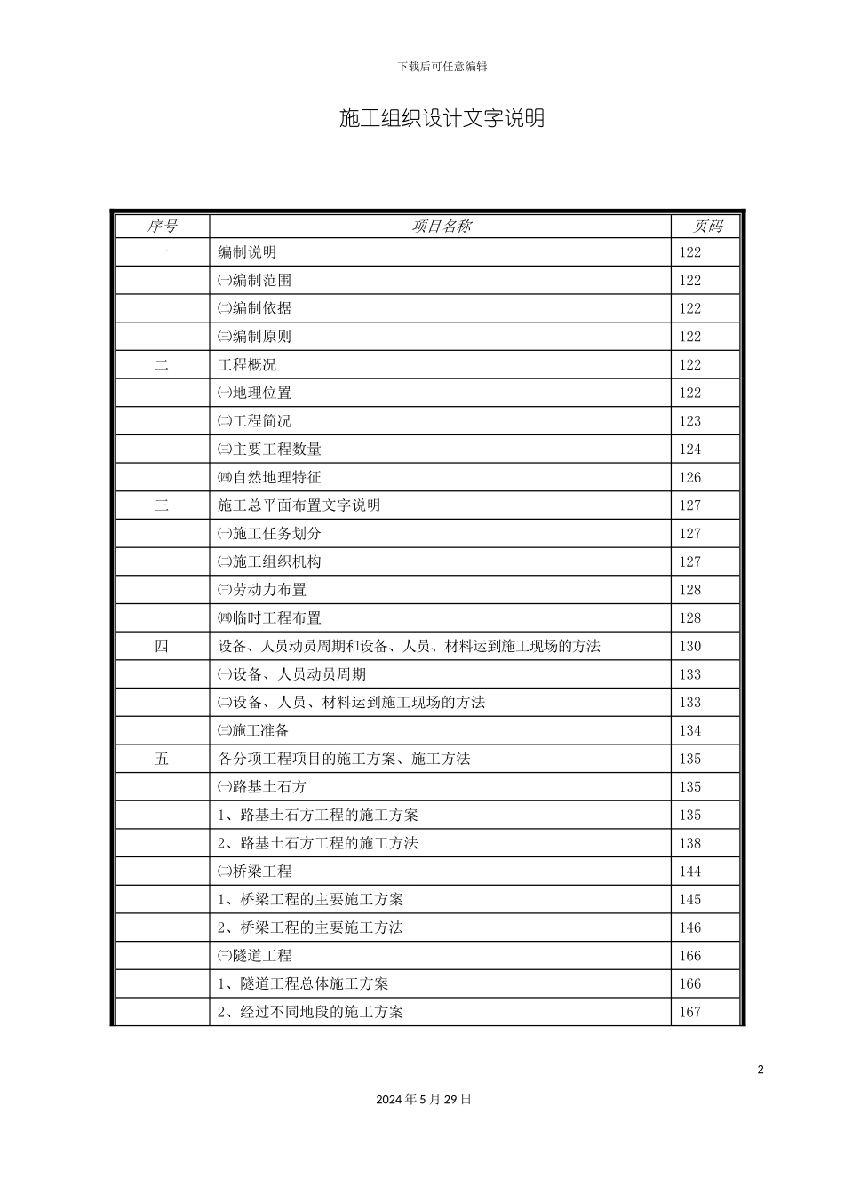道路施工组织设计范本_第2页