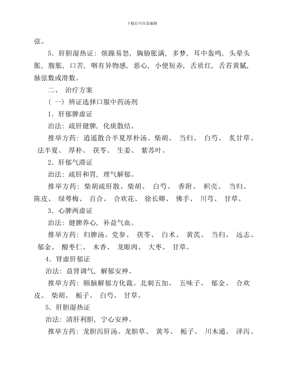 郁病抑郁症诊疗方案样本_第3页