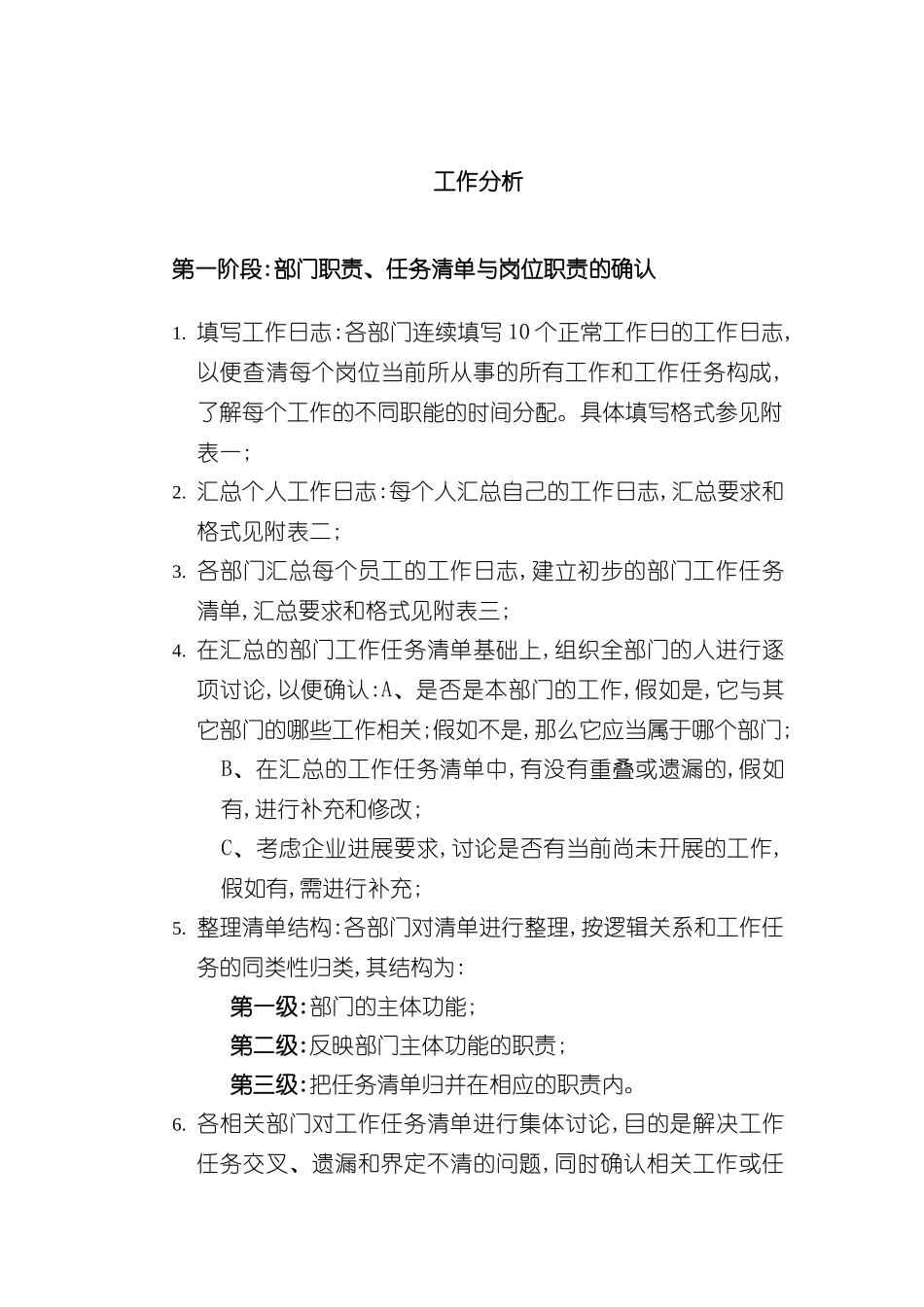 部门职责、任务清单与岗位职责的确认_第3页
