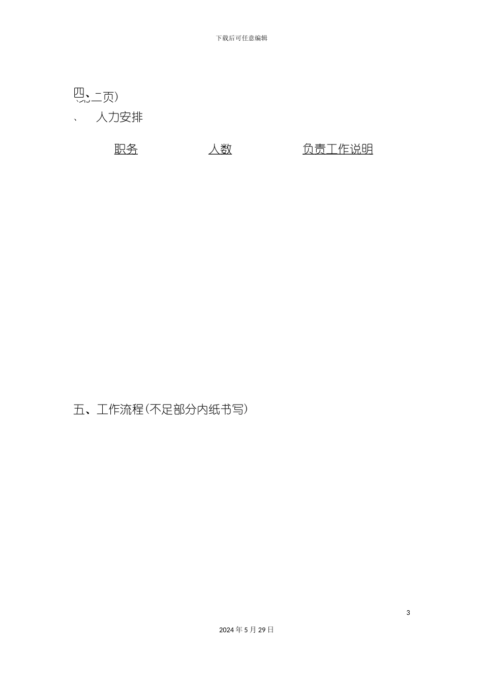 部门设立改组计划方案表_第3页