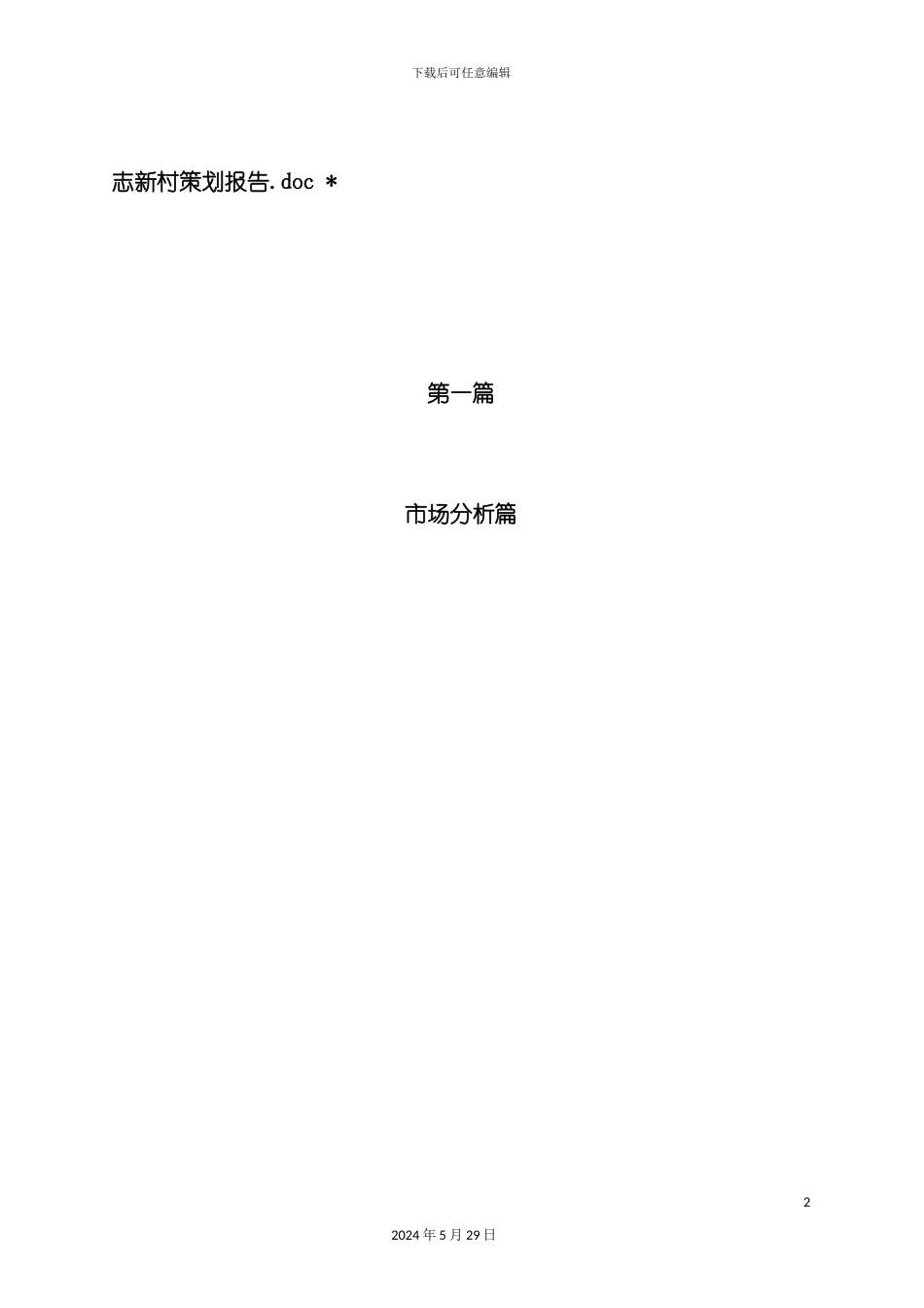 都市之风-项目策划报告_第2页