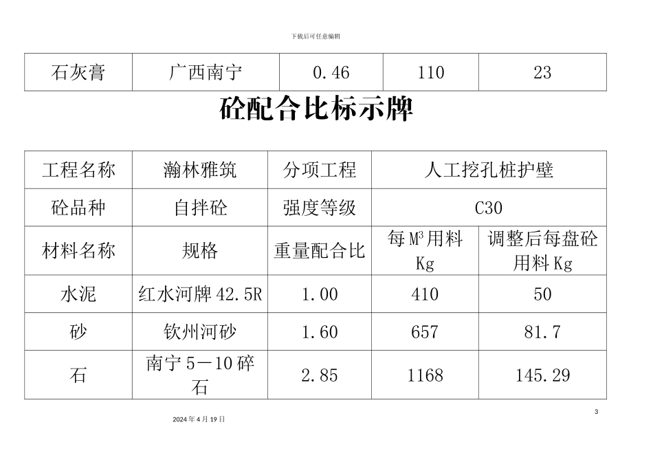 配合比标示牌_第3页
