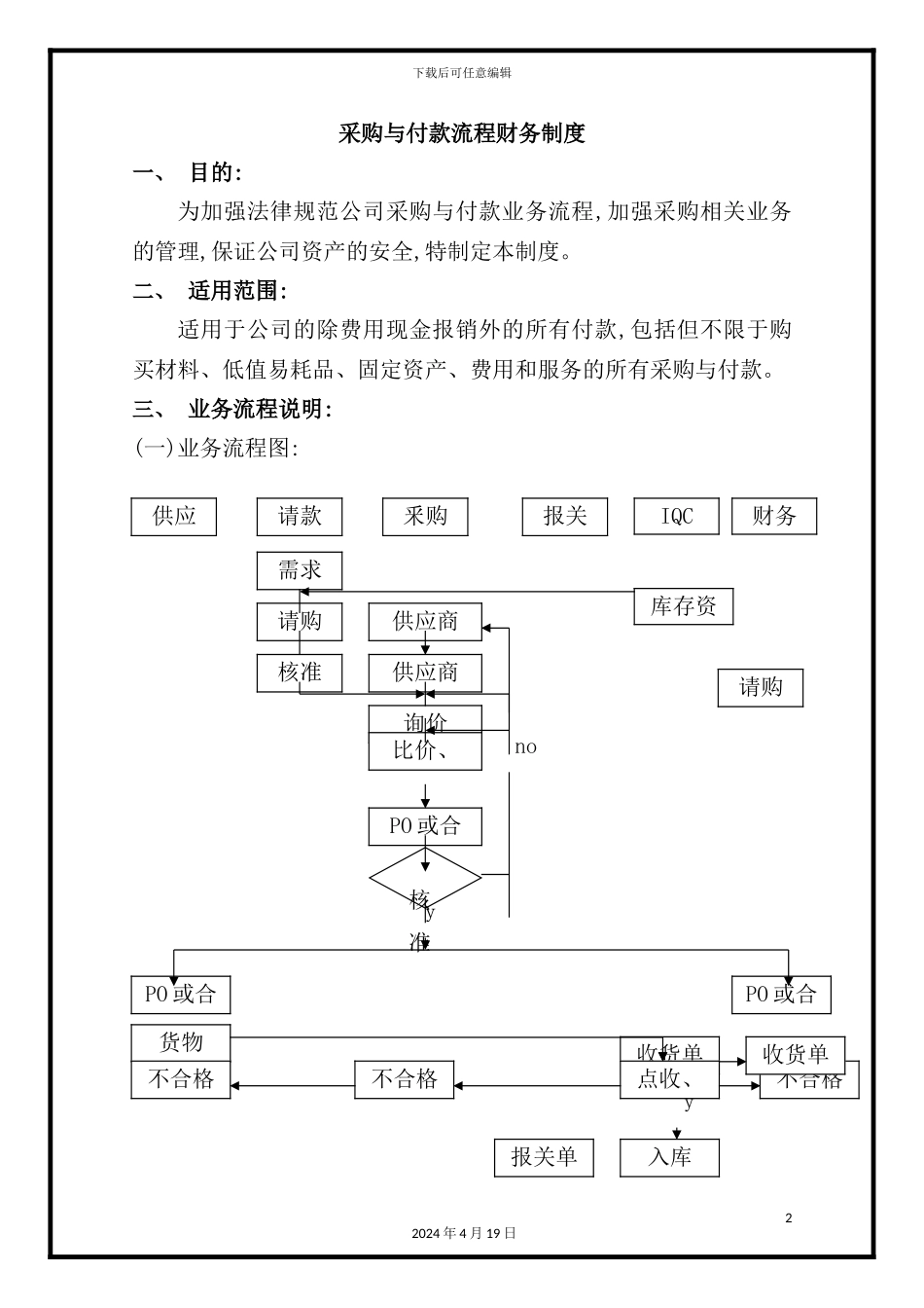 采购与付款流程财务制度_第2页