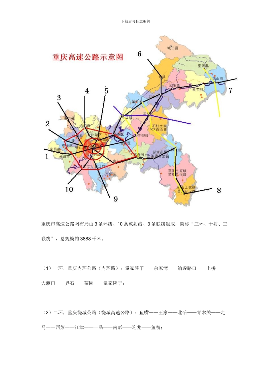 重庆市高速公路网规划_第2页