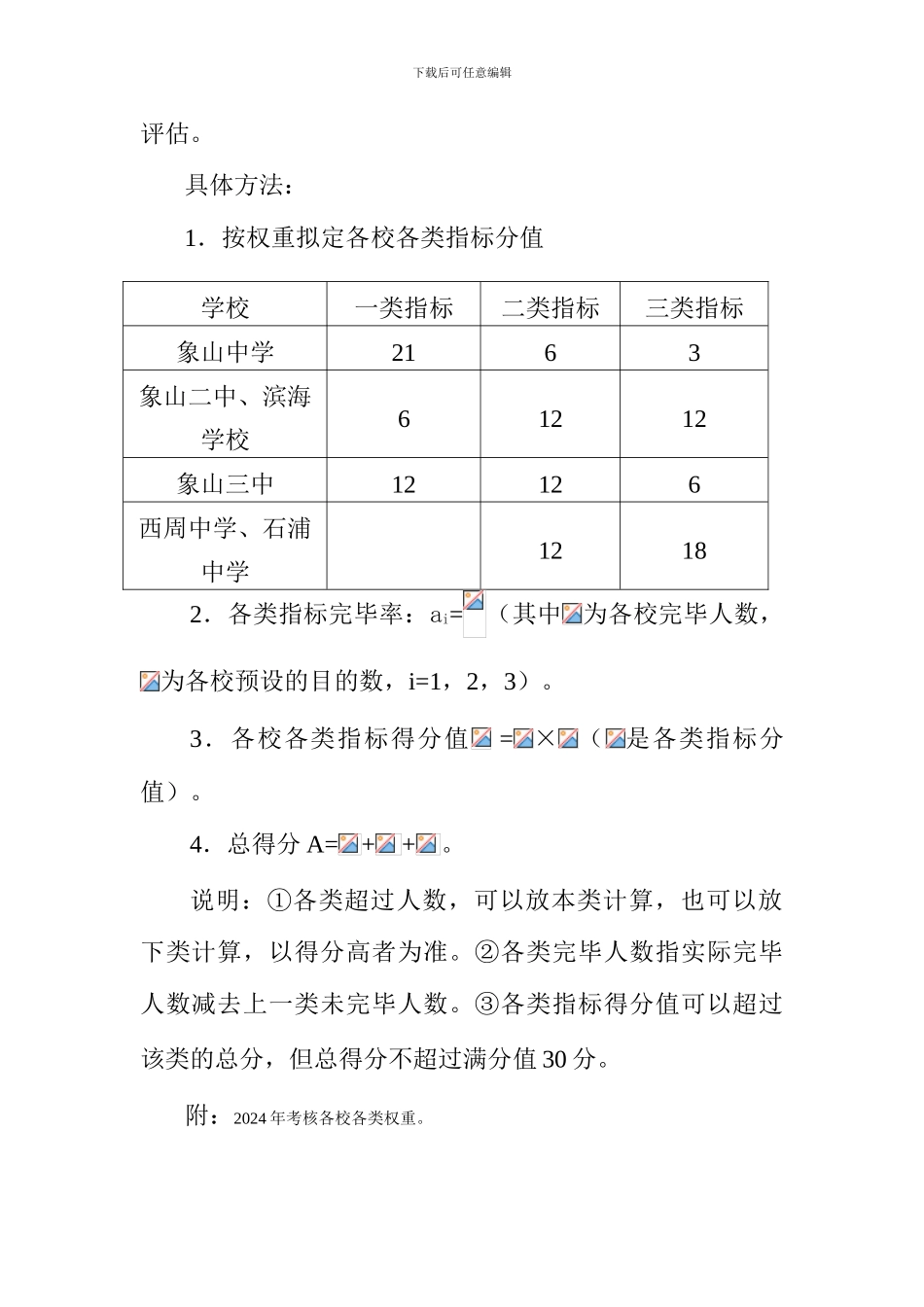 重点工作考核教学质量考核细则和民主评议方案_第2页