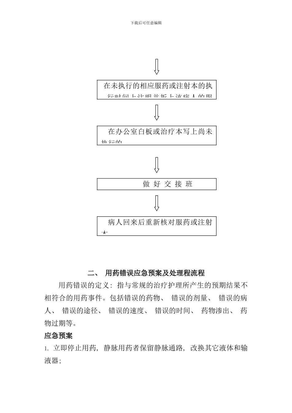 重点环节应急预案样本_第2页