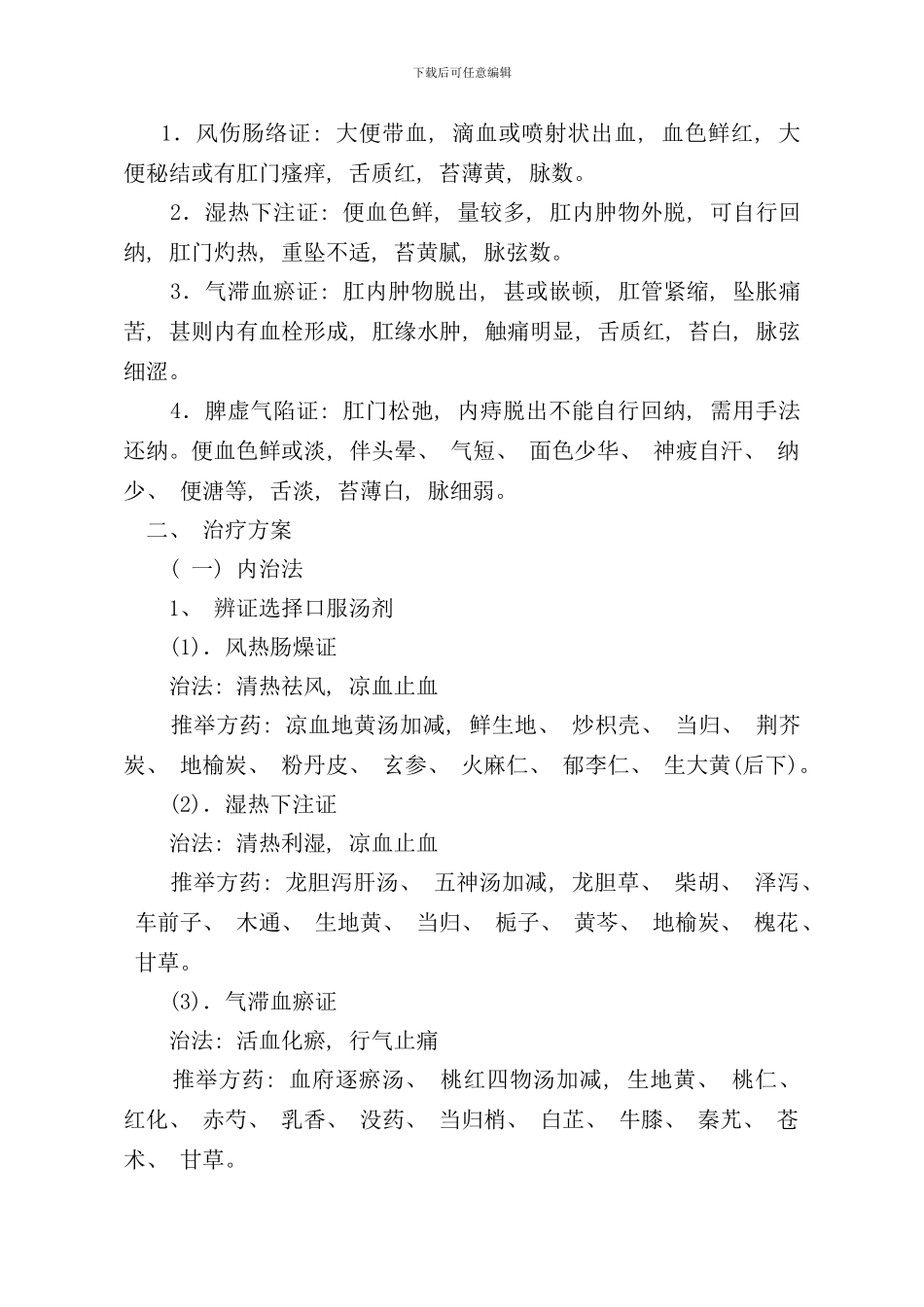 重点病种中医诊疗方案痔瘘裂痈样本_第3页