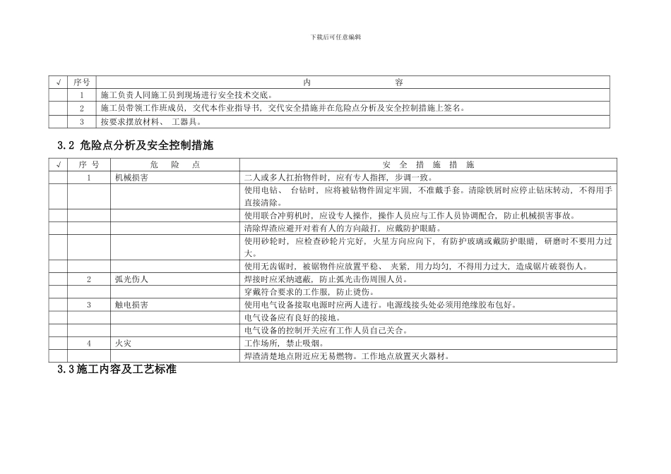 铁构件制作作业指导书样本_第2页