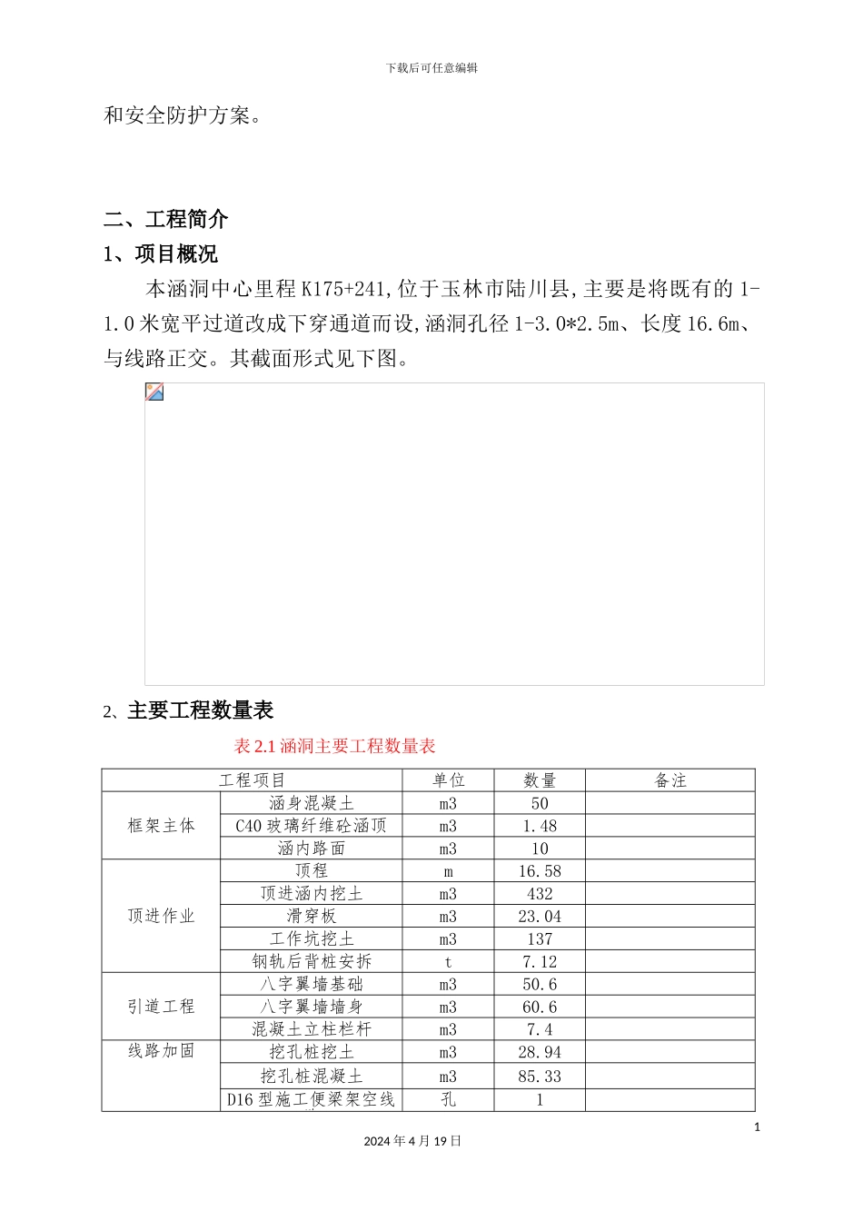 铁路电化改造工程框架顶进涵专项施工方案_第3页