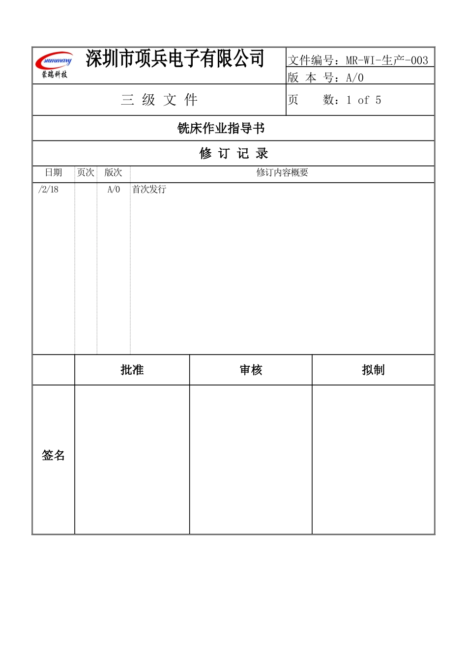 铣床作业指导书_第2页