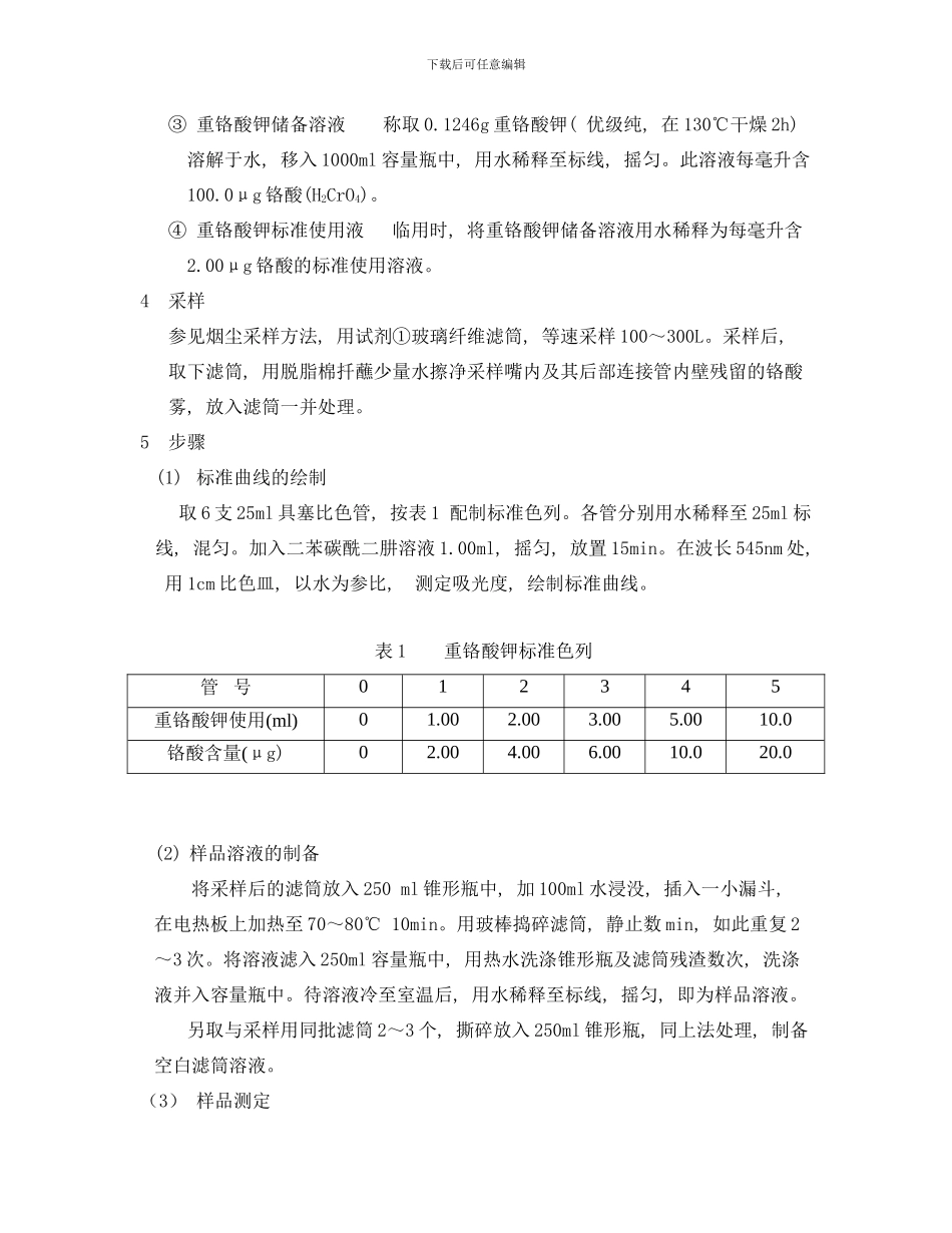 铬酸雾作业指导书样本_第2页