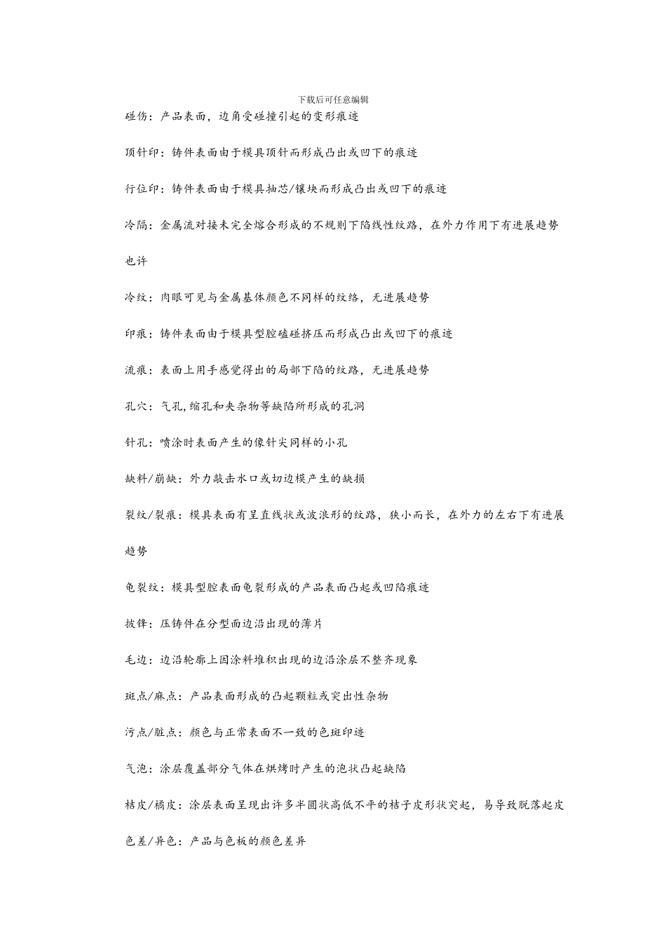 铸造件通用检验标准_第3页