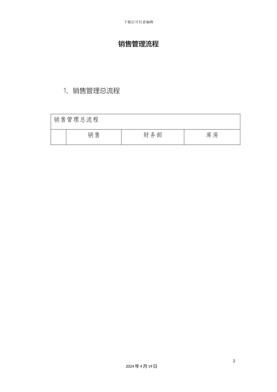 销售管理流程_第2页