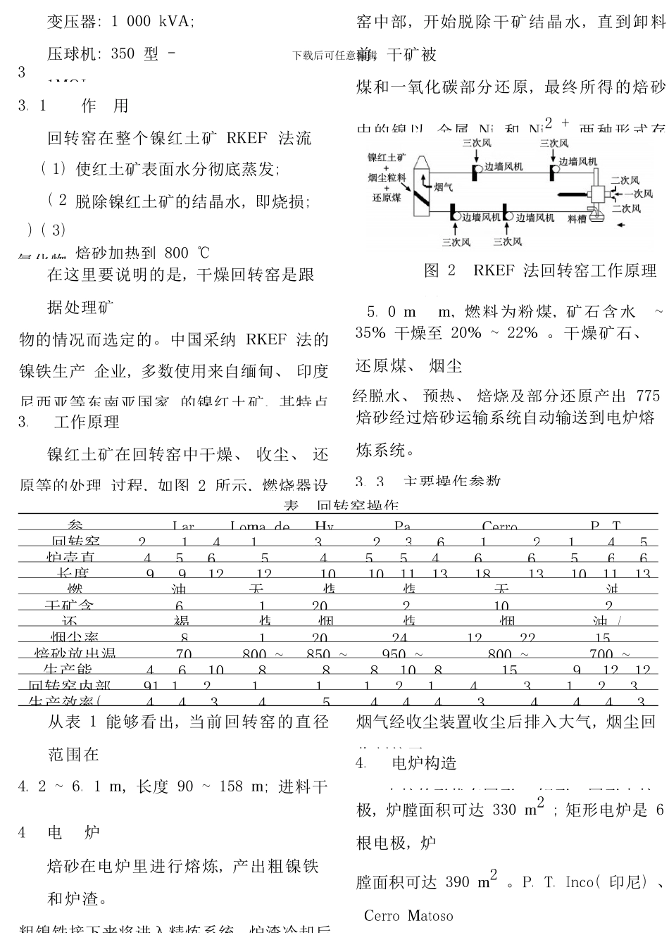镍红土矿RKEF法工艺进展样本_第2页
