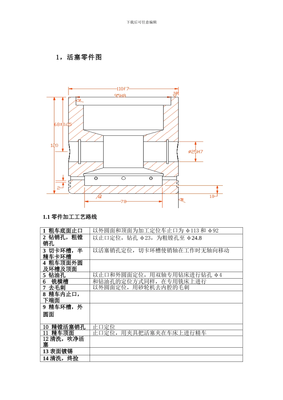 镗活塞销孔的夹具设计说明_第3页