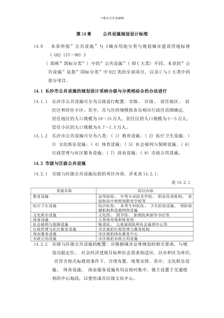 长沙市城市规划标准与准则样本
