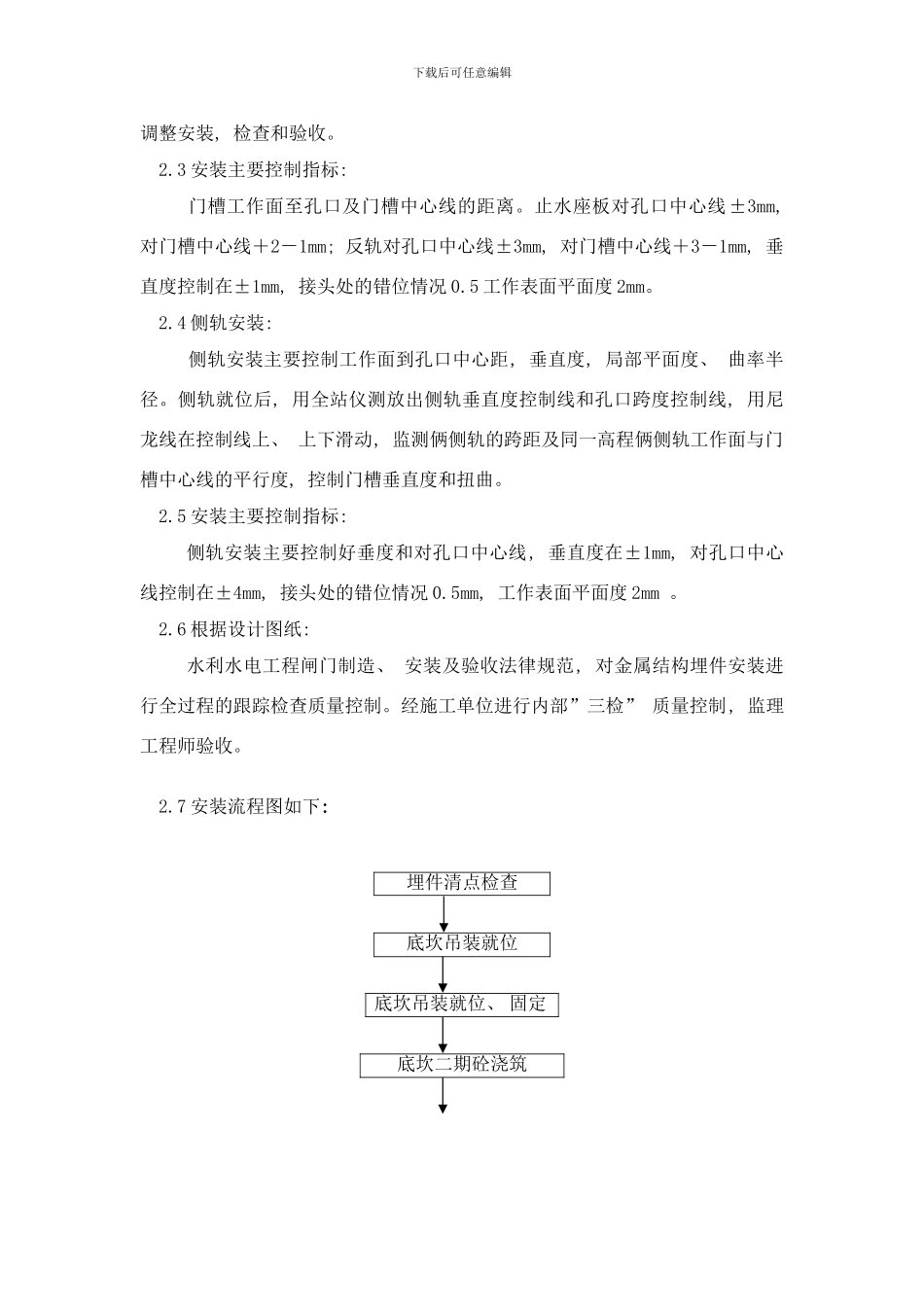 门槽安装流程图样本_第2页