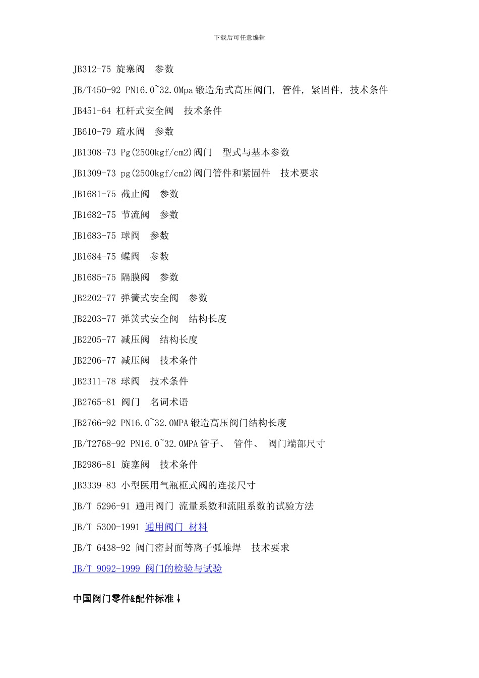 阀门标准汇编样本_第3页