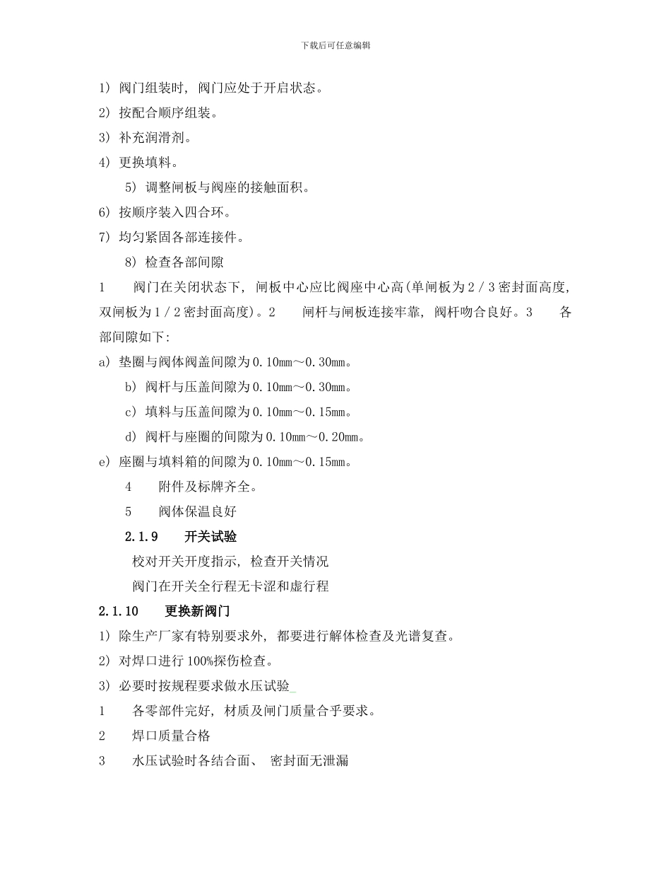 阀门检修工艺样本_第3页