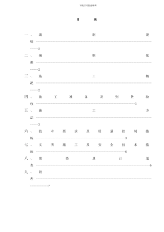 阀门试压方案样本