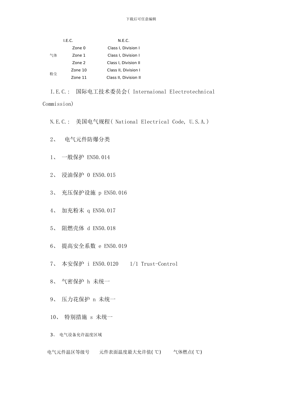 防爆标准与防护标准样本_第2页