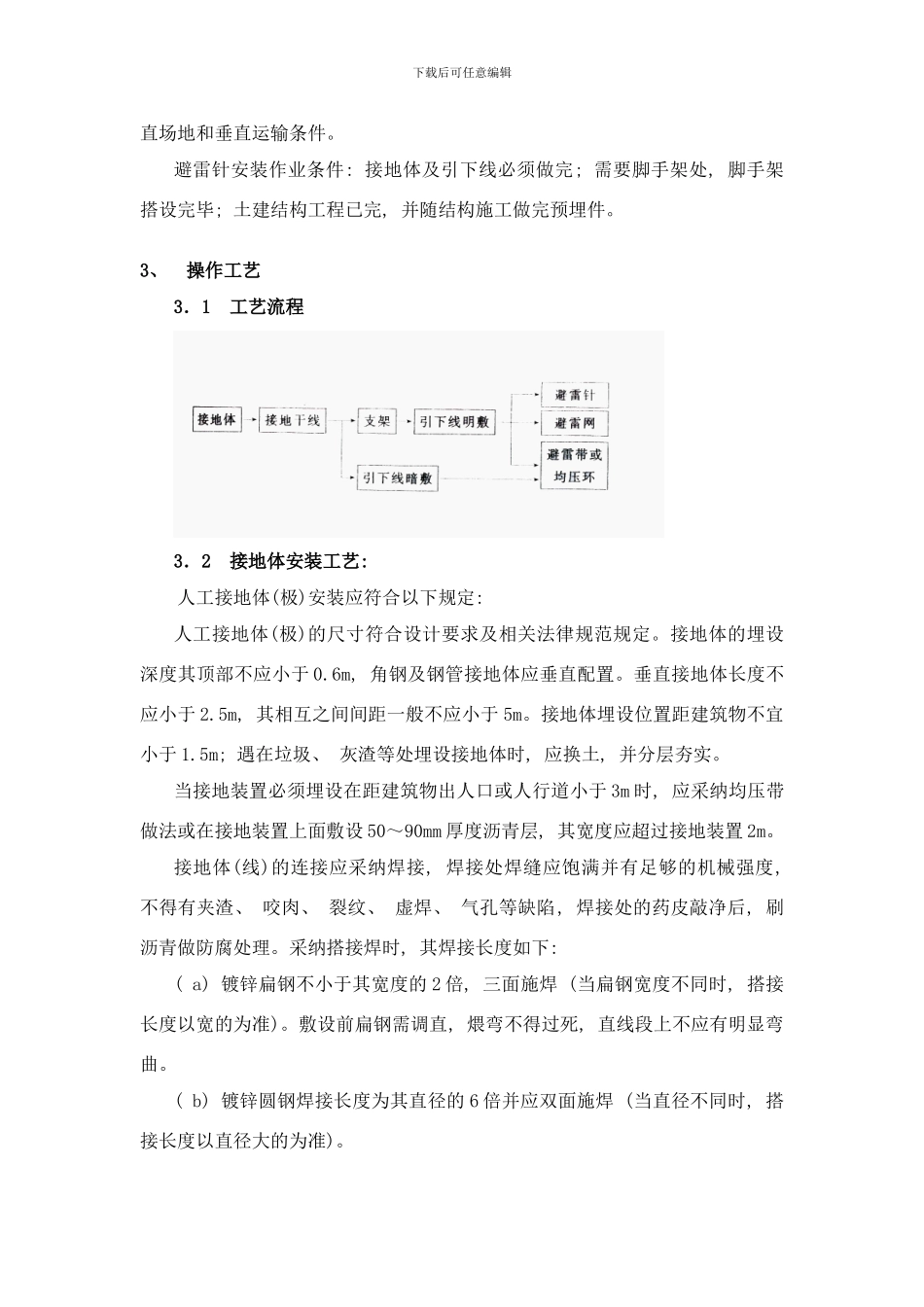 防雷工艺标准样本_第2页