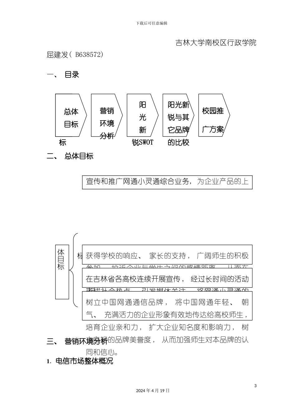 阳光新锐校园推广方案策划书_第3页