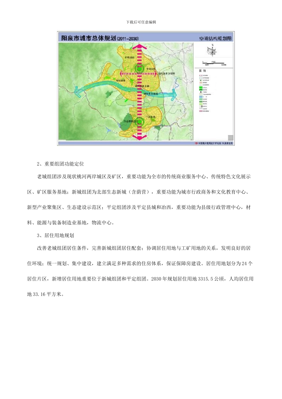 阳泉市城市总体规划_第3页