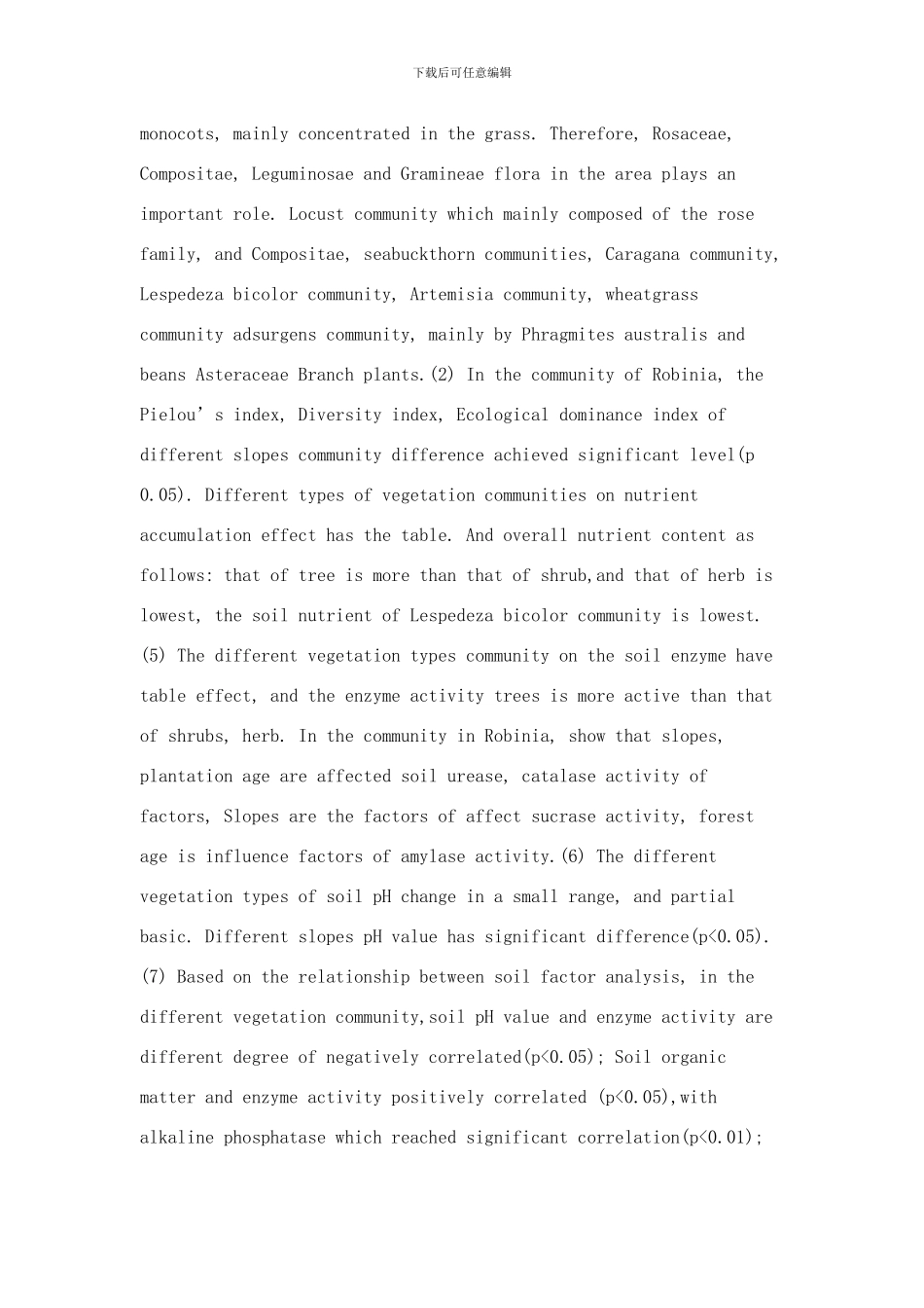 陕北黄土丘陵区论文陕北黄土丘陵区不同植被类型群落结构和土壤性质研究样本_第3页