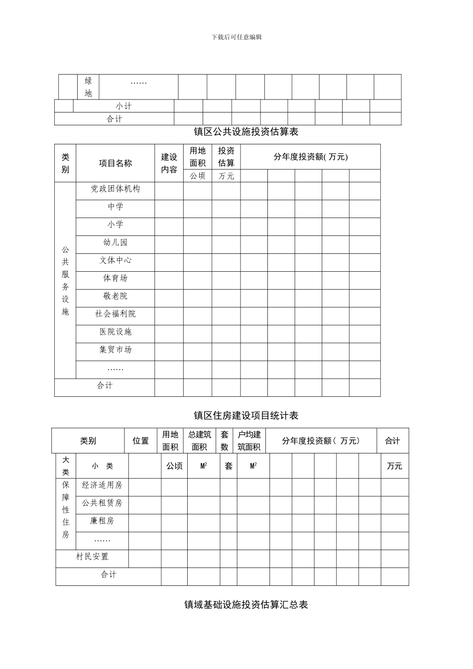 陕西省重点示范镇规划编制技术要求样本_第3页