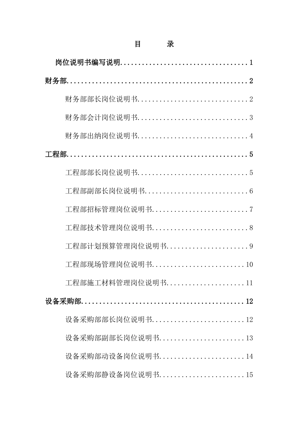 陕西神木化学工业有限公司岗位说明书_第3页