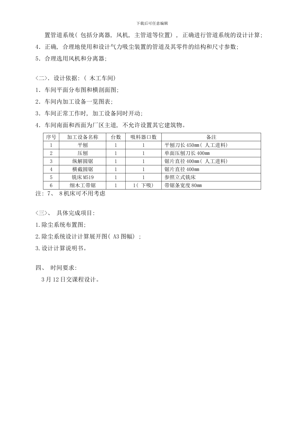 除尘系统设计说明书样本_第3页