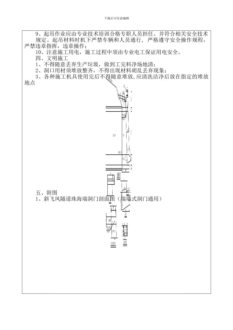 隧道洞门施工技术交底_第3页