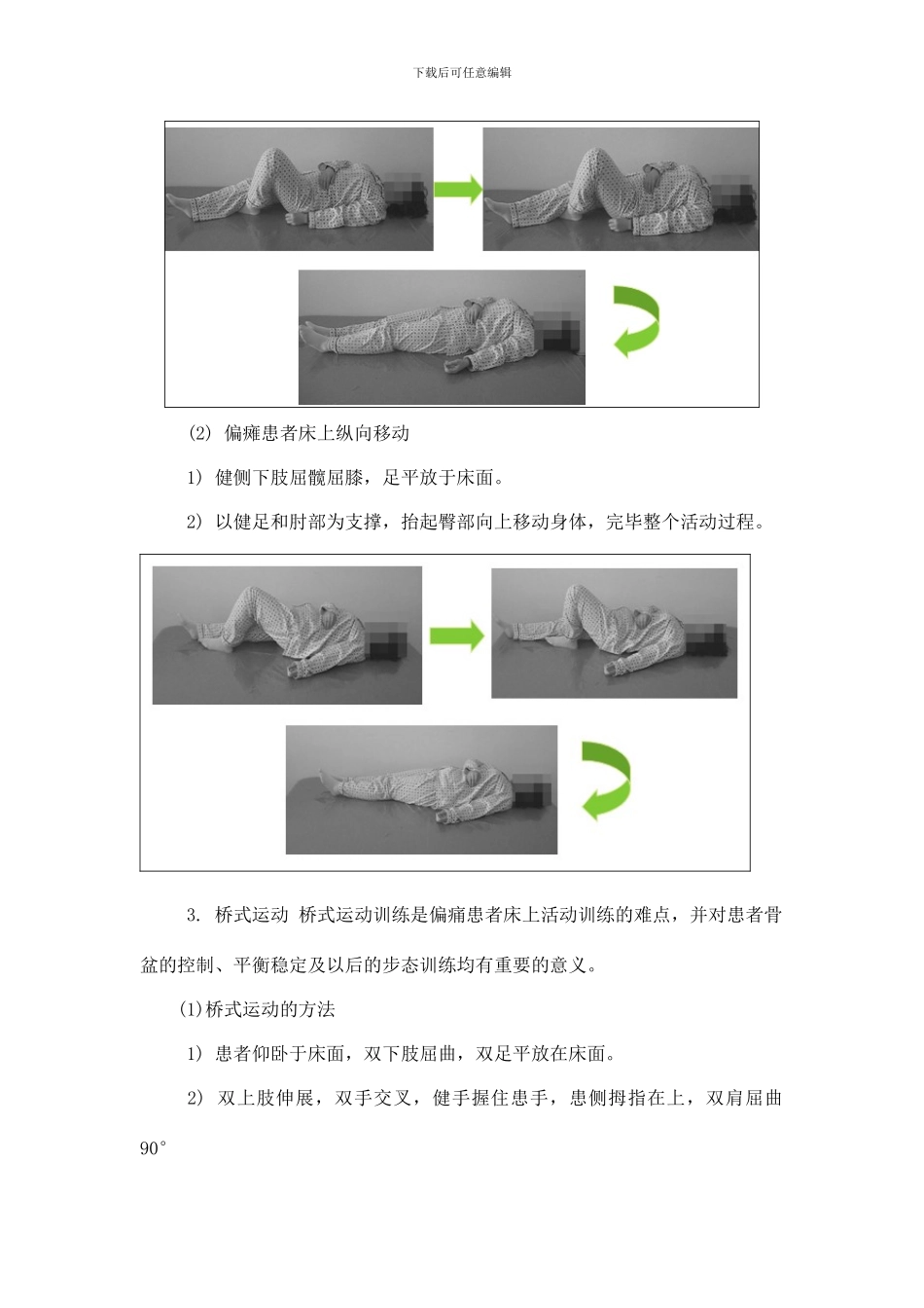 项目三日常生活活动训练偏瘫患者的床上活动训练_第3页